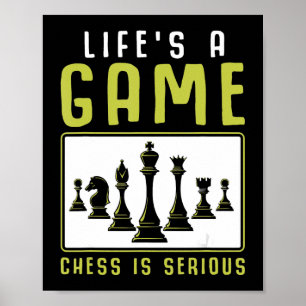 Affiche Chess Heartbeat Chess Master Chess Club