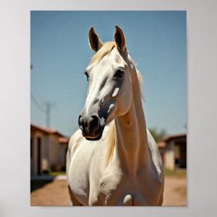 Affiche cheval américain