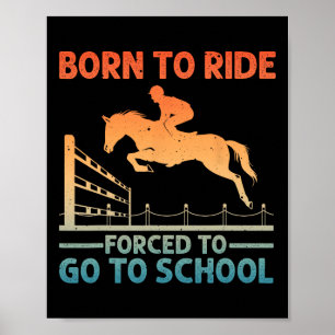 Affiche Cheval Art Pour Hommes Femmes Équitation Rider Equ