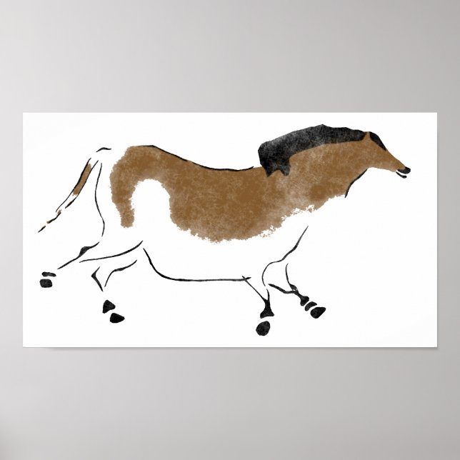 Affiche Cheval chinois (Devant)