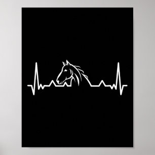 Affiche Cheval cool Design Pour Hommes Femmes Equestre Hor