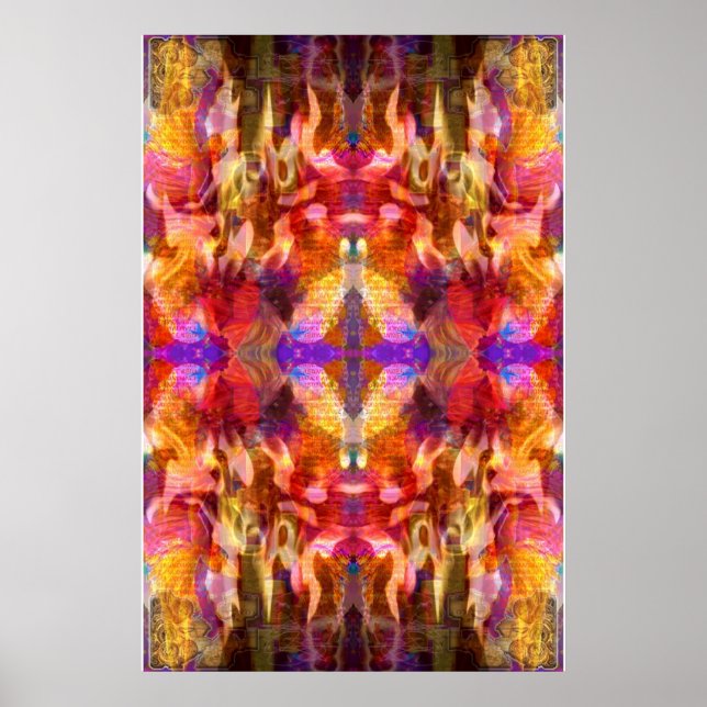 Affiche Cheval d'abondance Feng Shui par surprise (Devant)