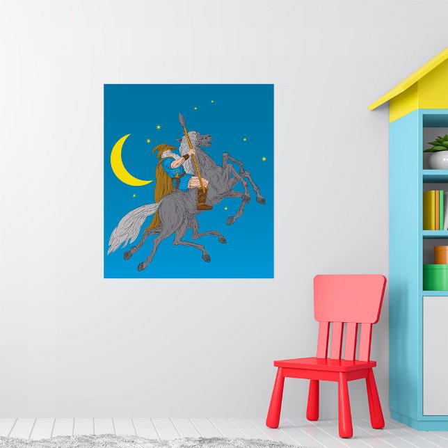 Affiche Cheval Dans Le Ciel (Créateur téléchargé)