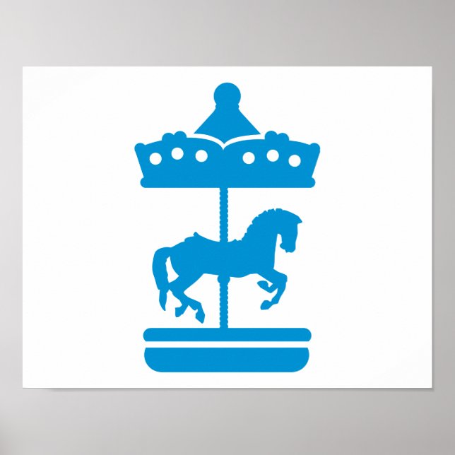 Affiche Cheval de carrousel (Devant)