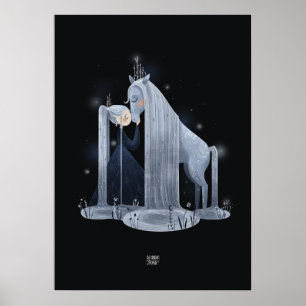 Affiche CHEVAL DE CASCADE par Alexandra Dikaia