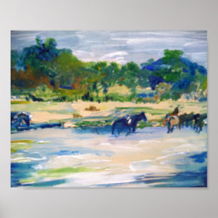 Affiche Cheval de Chincoteague