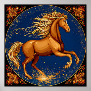 Affiche Cheval de conte de fées