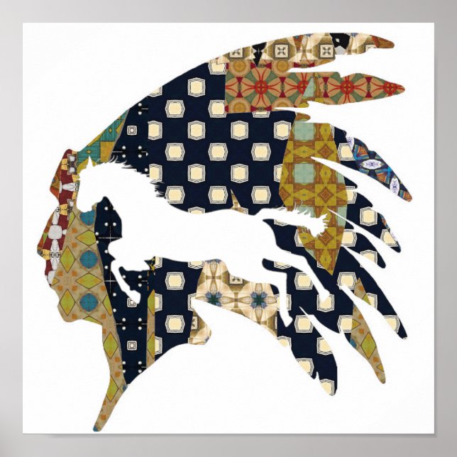 Affiche Cheval de course (Devant)