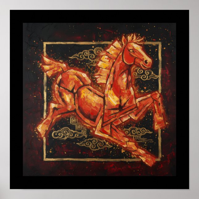 Affiche Cheval de Feu (Devant)