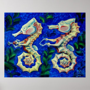 Affiche Cheval de mer Tandem