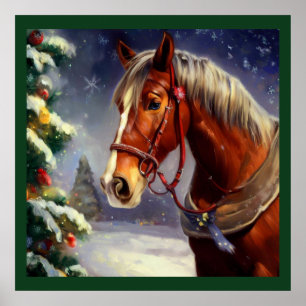 Affiche Cheval de Noël 1