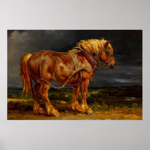 Affiche Cheval de trait