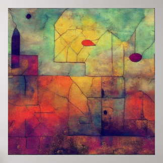 Affiche Cheval de Troie Abstrait