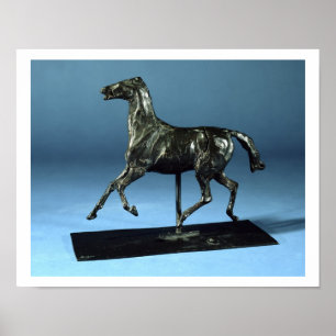 Affiche Cheval de trot (bronze)