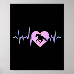 Affiche Cheval Equestre cavalier Horseback équitation batt