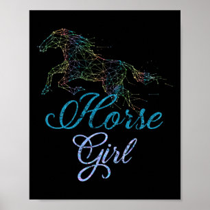 Affiche Cheval Equestre équitation Cheval Filles Femmes Ca