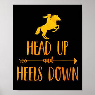 Affiche Cheval Équitation Art Pour Femmes Filles Horseback