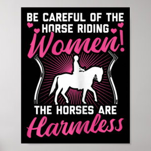 Affiche Cheval équitation Chemise Femmes Cheval Propriétai