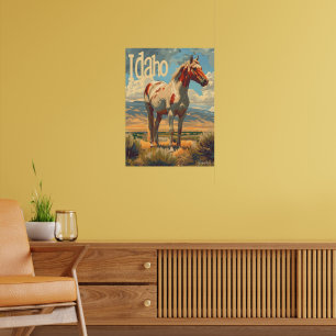 Affiche Cheval Idaho Appaloosa