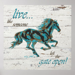 Affiche Cheval inspirant