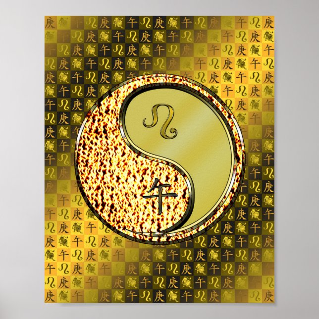 Affiche Cheval Leo & Metal (Devant)