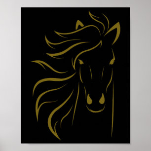 Affiche Cheval Lover Cadeaux Femmes Equestre Hommes Horseb