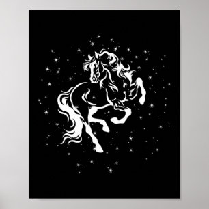 Affiche Cheval Lover Horseback équitation Filles Ado Enfan