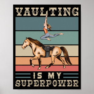 Affiche Cheval Lover Vaulding Est Ma Superpuissance