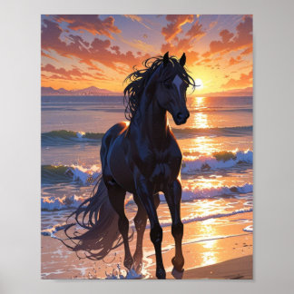 Affiche Cheval Majestic