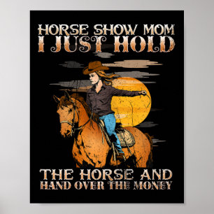 Affiche Cheval Montre Maman Je Tiens Le Cheval Et La Main