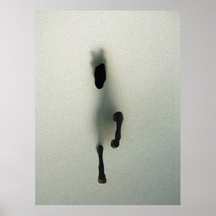 Affiche Cheval Perçant le Brouillard - Art Abstrait