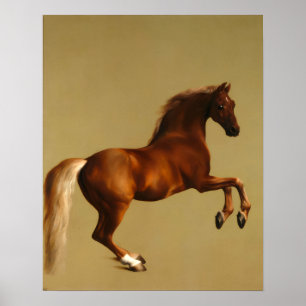 AFFICHE CHEVAL ROUGE
