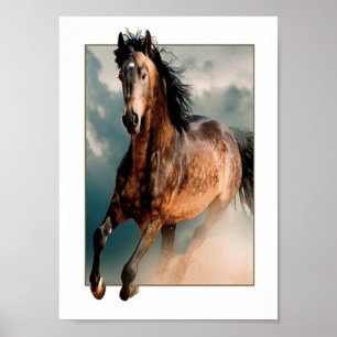 Affiche Cheval sauvage