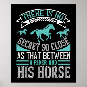 Affiche Cheval Secret Entre Le Rider Et Son Cheval