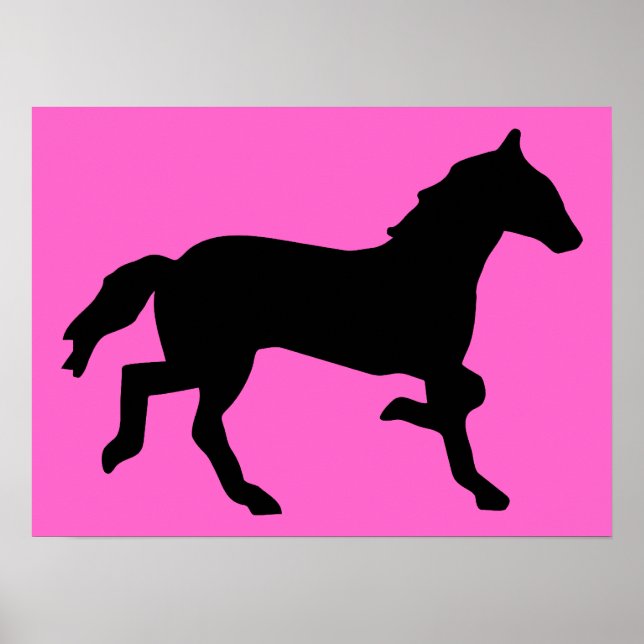 Affiche cheval simple (Devant)