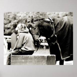 Affiche Cheval Snuggings