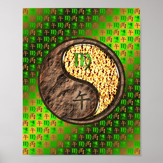 Affiche Cheval Virgo & Fire (Devant)