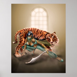 Affiche Chevalier arabe