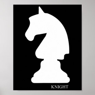 Affiche Chevalier Chess Piece Group Costume Chess Club éch