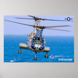 AFFICHE CHEVALIER DE MER CH-46E