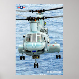 AFFICHE CHEVALIER DE MER CH-46E