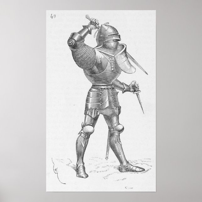 Affiche Chevalier démonté (Devant)