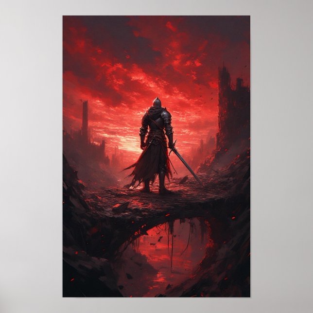 Affiche Chevalier Épique (Devant)