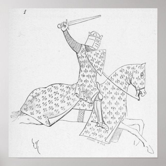 Affiche Chevalier français (Devant)