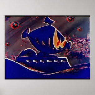 Affiche Chevalier noir de mon coeur
