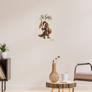 Affiche Chevalier Pangolin