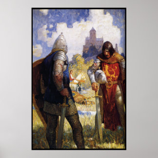 Affiche chevaliers après l'affiche de bataille DE 8.99