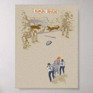 Affiche Chevaliers et Dragons