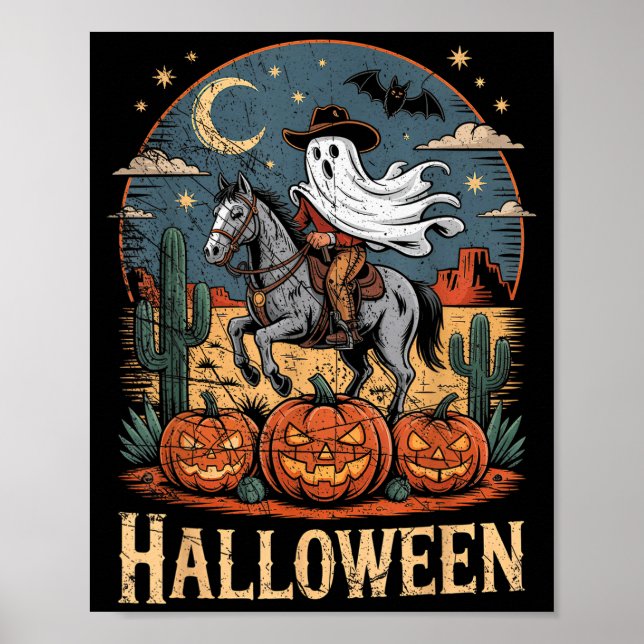 Affiche Chevauchée fantôme Halloween Saison  (Devant)