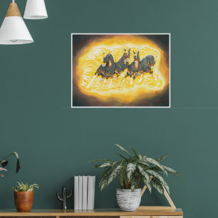 Affiche Chevaux Apocalypse